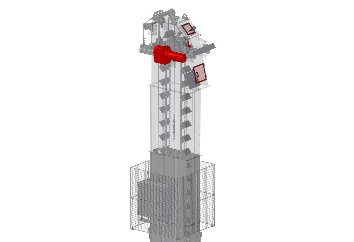 korečkový elevátor řetězový (KER)